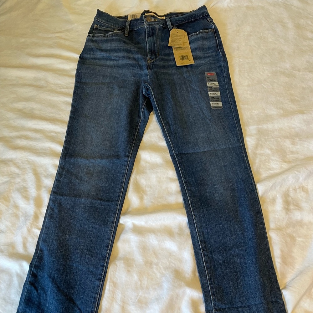 Women’s Size 8 Levi’s High Rise Straight W29 L30 NWT